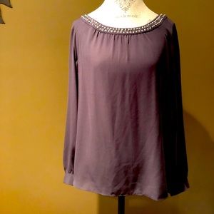 Loft Jeweled Blouse